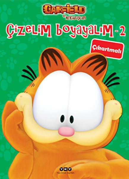 Çizelim Boyayalım 2 - Garfield ile Arkadaşları (Çıkartmalı)
