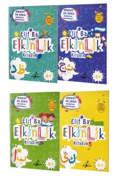 Pirtûka Çalakiyên Elif-Ba ya Min / 4 Pirtûk -