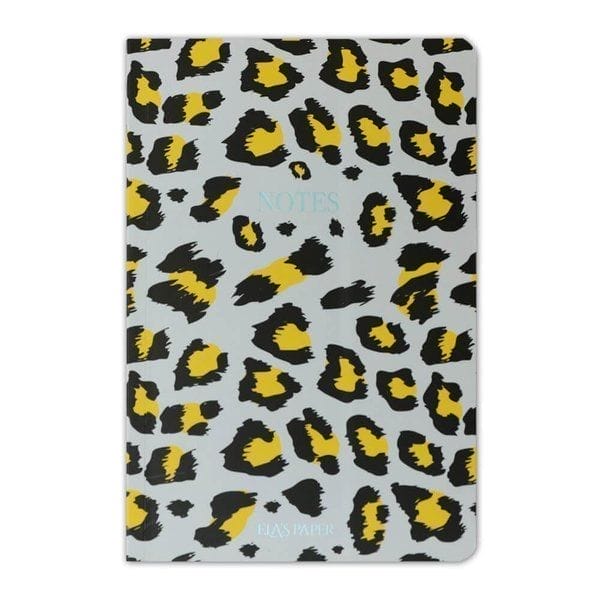 Notizbuch in Leopardengrau
