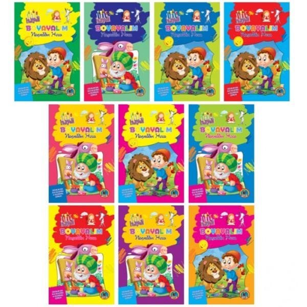 Nasreddin Hodja Malbuch (10-teiliges Set)