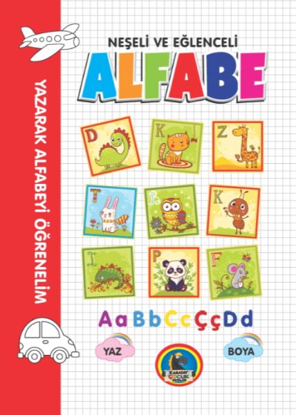 Neşeli ve Eğlenceli Alfabe Boyama