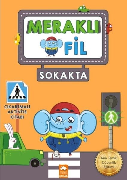 Neugieriger Elefant – Auf der Straße – Sticker-Aktivitätsbuch