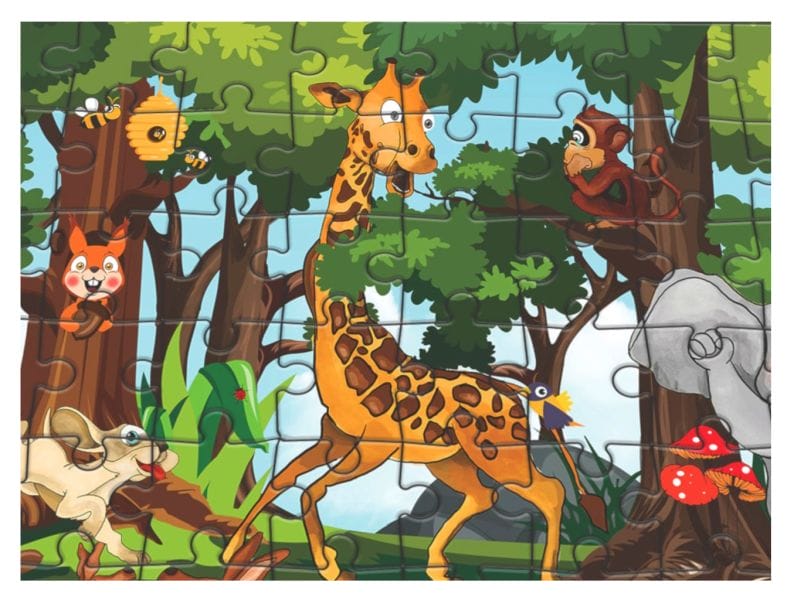 Tiere und Emotionen – Puzzle (96 Teile)