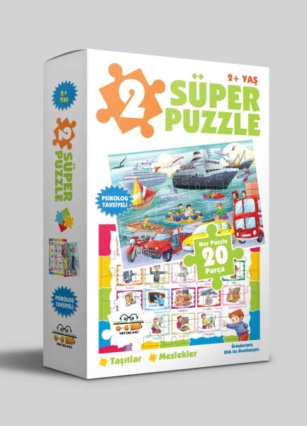 2 Super Puzzles - Wesayît - Pîşeyên 2+ Sal