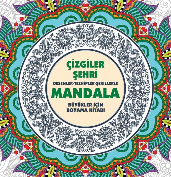 Çizgiler Şehri - Mandala (Büyükler İçin Boyama)