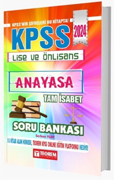 Dahi Adam Publications 2024 KPSS High School und Associate Degree General Knowledge and General Aptitude Precision Question Bank