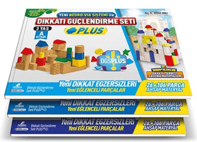 Aufmerksamkeitsförderndes Set Plus 3-Jahres-Buch