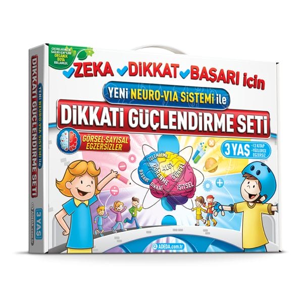 Aufmerksamkeitsförderndes Set für Vorschulkinder – 3 Jahre alt Neuro-Via