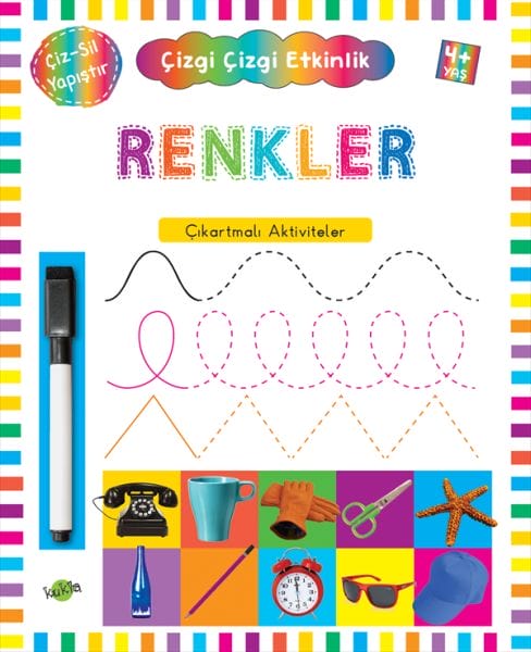 Linienzeichnungsaktivität – Farben (ab 4 Jahren)