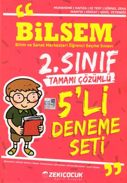 Example Academy 2nd Grade Bilsem 5-Test Practice Set (New)