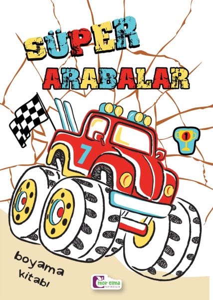 Süper Arabalar Boyama Kitabı