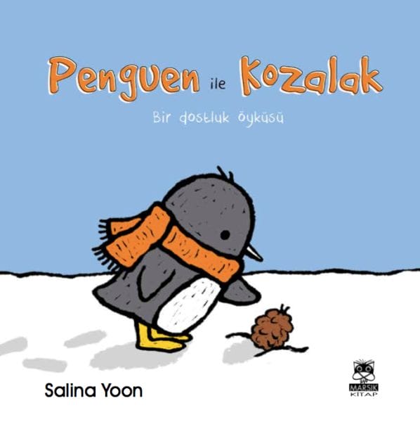 Pinguin und Tannenzapfen