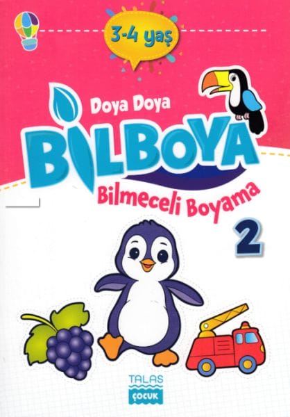 Doya Doya Bil Boya – Rätsel-Malbuch für 2-3-4-Jährige