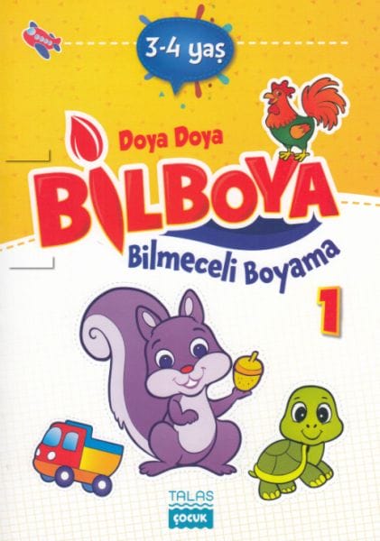 Doya Doya Bil Boya – Rätsel-Malbuch 1 – 3–4 Jahre alt