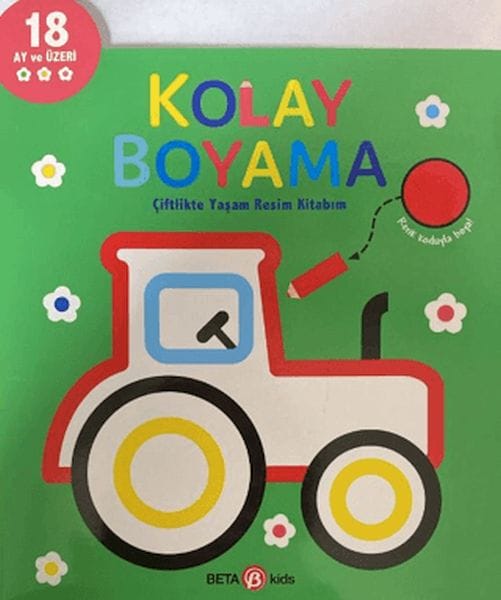 Kolay Boyama Çiflikte Yaşam Resim Kitabım