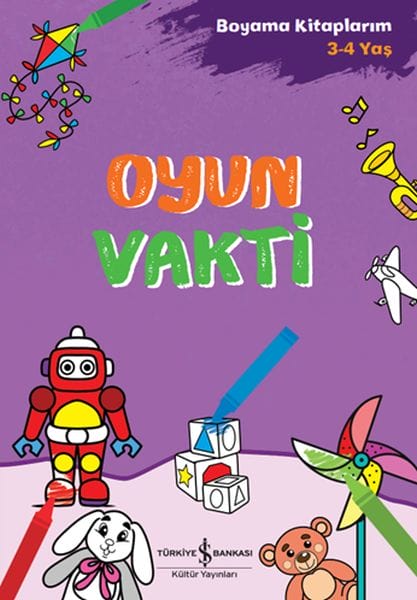 Demjimêra Lîstikê - Pirtûkên Rengkirinê yên Min ji bo Zarokên 3-4 Salî