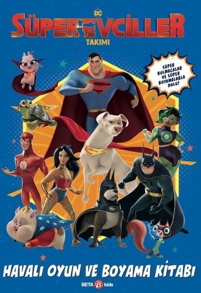 Tîma DC Super Pets - Pirtûka Lîstik û Rengkirinê ya Xweş