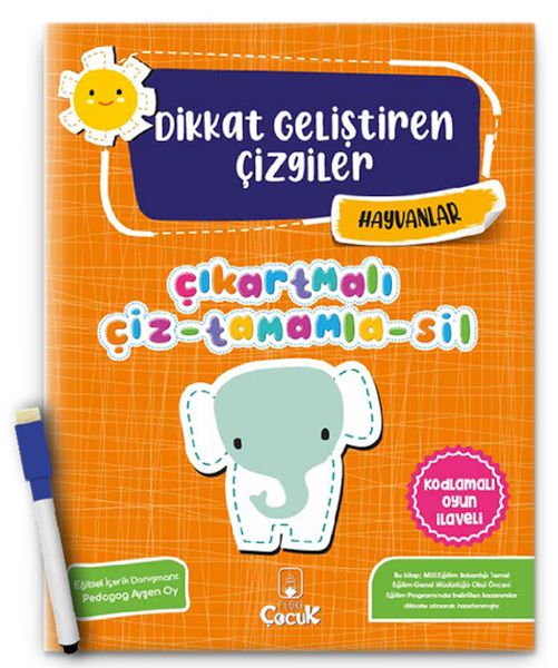 Dikkat Geliştiren Çizgiler - Hayvanlar