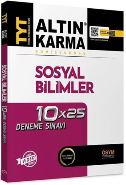 Altın Karma 2023 TYT Sozialwissenschaften 10 x 25 Übungstests
