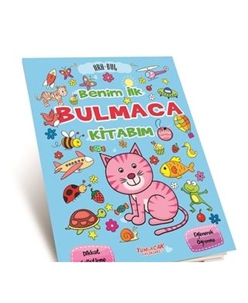 Bulmaca Kitabım Mavi Kalem Hediyeli